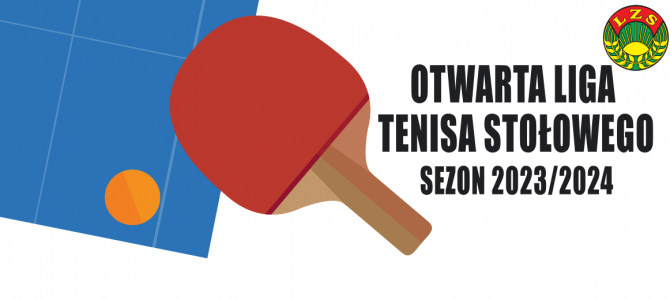 TERMINARZ Otwarta liga tenisa stołowego2023/2024